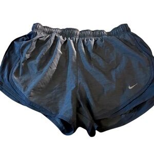 Nike Blue Athletic Shorts Moisture-Wicking Design -size large